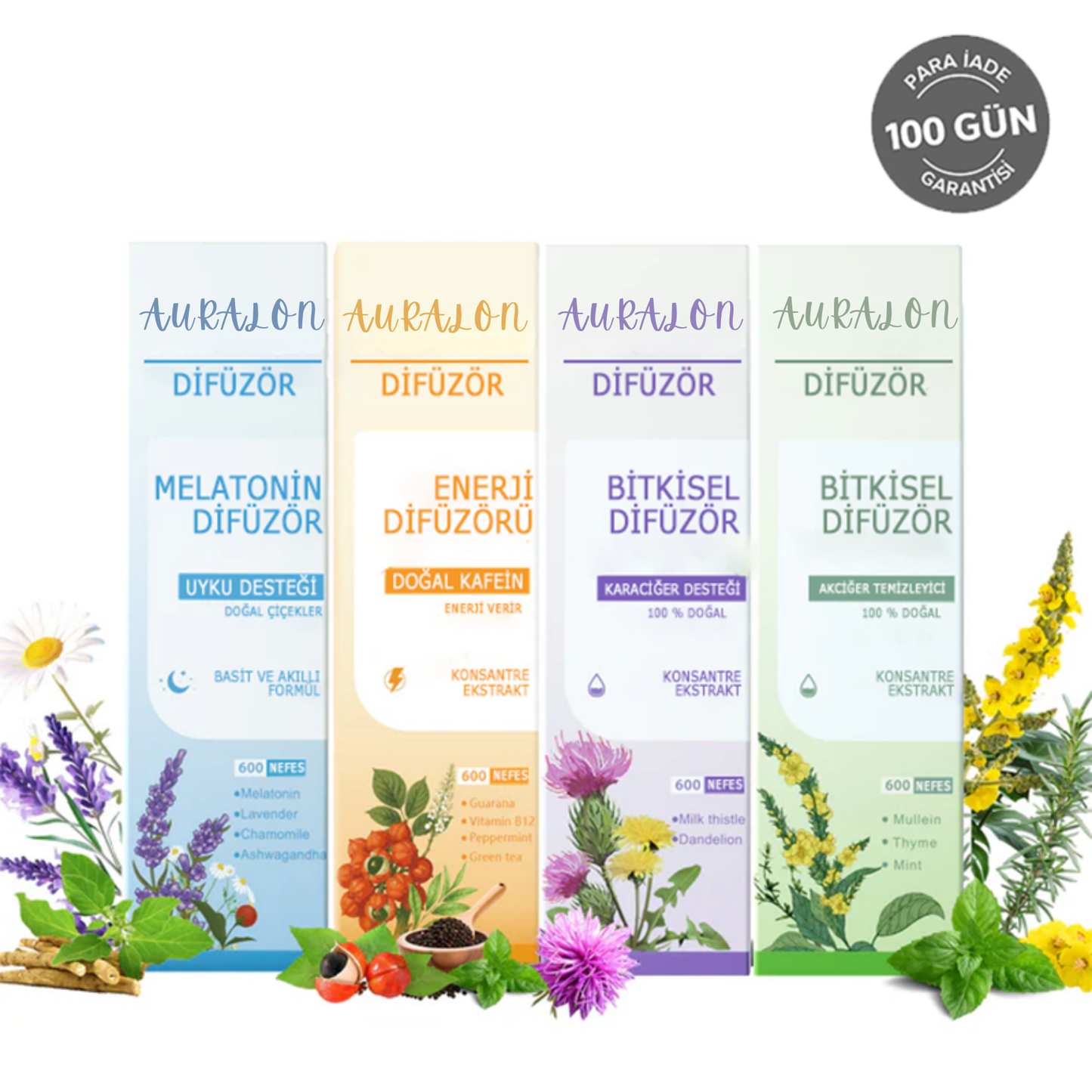 Auralon bitkisel difüzör bar